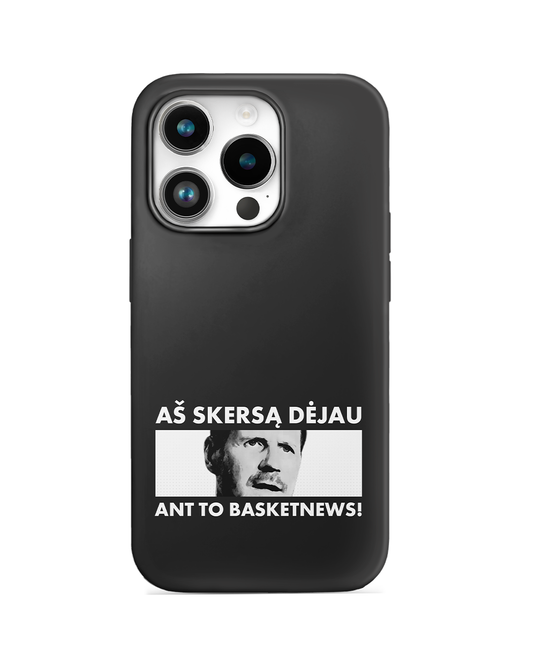Skersą dėjau (juodas 2.0) | Mega safe telefono dėklas
