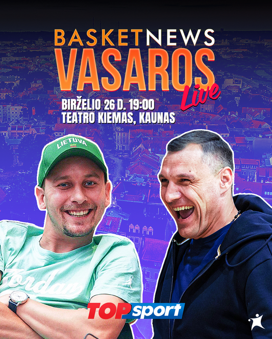 BasketNews Vasaros Live: Jonas Mačiulis | Bilietai