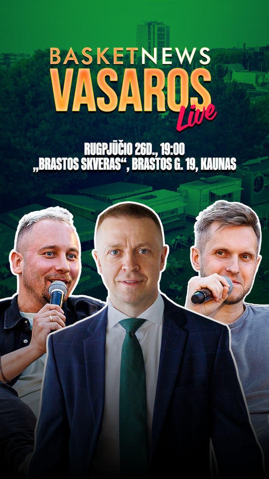 BasketNews Vasaros Live: Paulius Motiejūnas | Bilietai