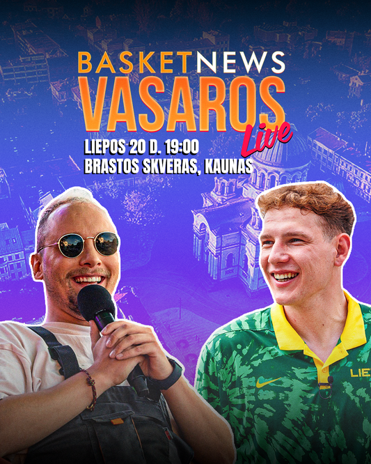 BasketNews Vasaros Live: Rokas Jokubaitis | Bilietai
