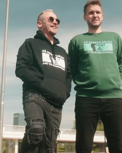Skersą dėjau | Džemperis su gobtuvu