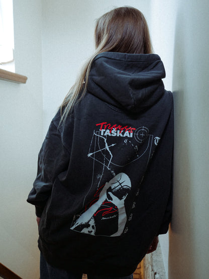 Metikas | Overisze džemperis su gobtuvu