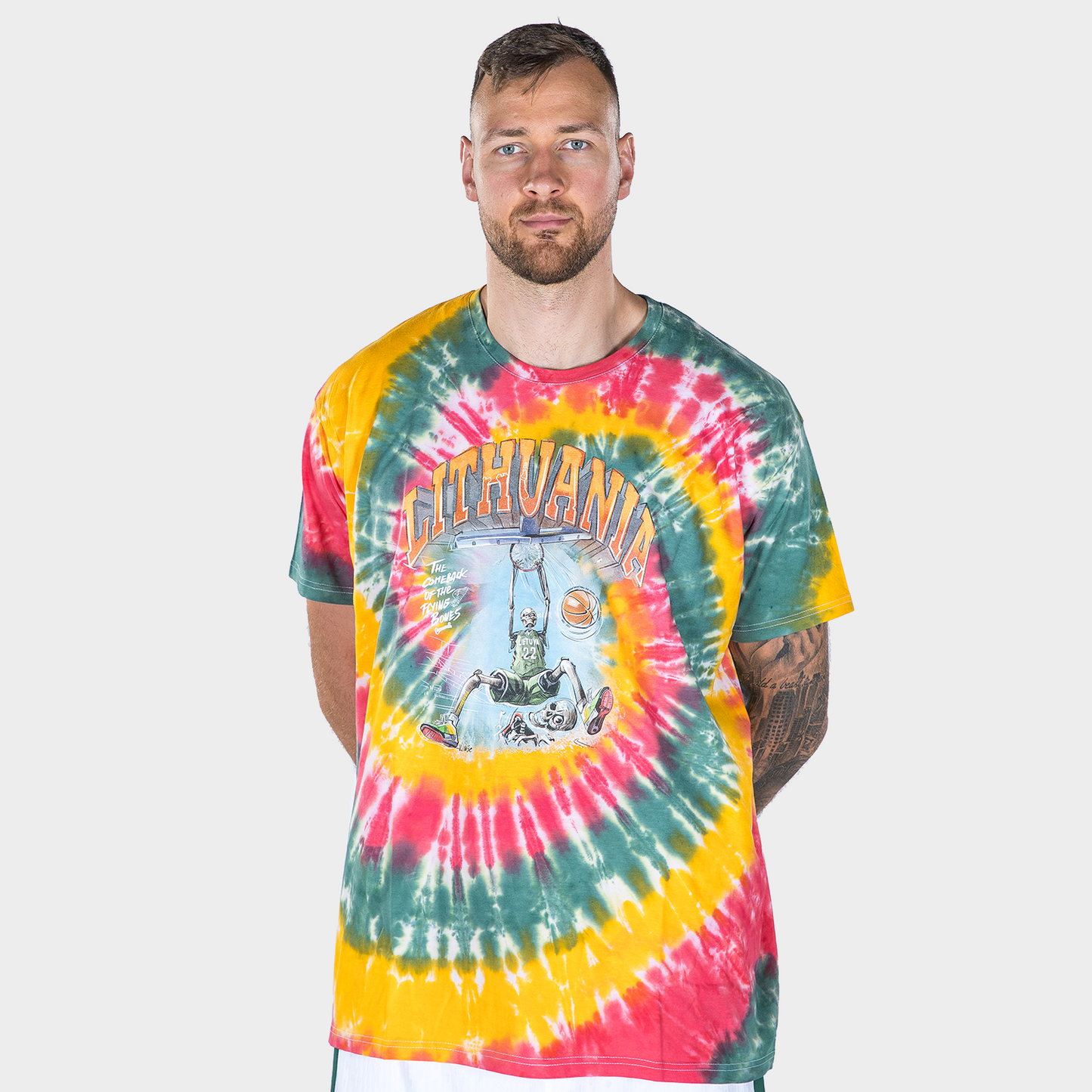 SPECIAL TIE-DYE MARŠKINĖLIAI | LIETUVOS KREPŠINIO RINKTINĖ