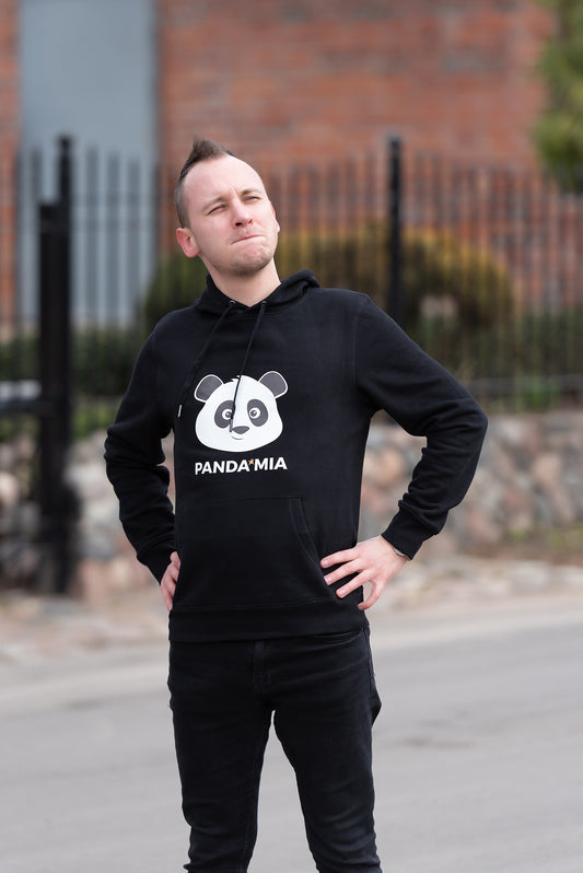 Panda mia | Džemperis su gobtuvu